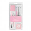 KIT DE HERRAMIENTAS 5 PIEZAS ROSA SILHOUETTE