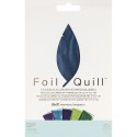 LAMINAS DE FOIL PEACOCK DE 30 PIEZAS (4 X 6 PULGADAS) / FOIL QUILL / WR