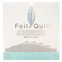 LAMINAS DE FOIL SILVER SWAN DE 30 PIEZAS (4 X 6 PULGADAS) / FOIL QUILL / WR