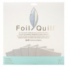 LAMINAS DE FOIL SILVER SWAN DE 30 PIEZAS (4 X 6 PULGADAS) / FOIL QUILL / WR
