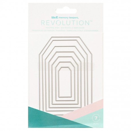Set De Matriz De Corte Etiquetas De 7 Piezas Para Revolution