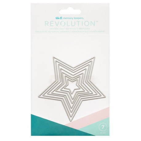 Set De Matriz De Corte Estrellas De 7 Piezas Para Revolution