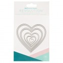 Set De Matriz De Corte Corazones De 11 Piezas Para Revolution