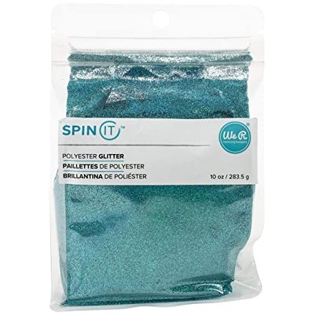 Spin it - glitter teal extra fine
