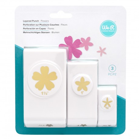 Herramienta - wr - 3 - in - 1 punch - wr - punch - nesting - flowers