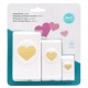 HERRAMIENTA PERFORADORA DE CORAZONES PUNCH NESTING HEARTS (3 PIEZAS) / WR