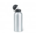 BOTELLA PLATEADA DE ALUMINIO 600ML CON TAPA POP-TOP / SUBLIM-ARTS
