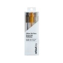 PLUMONES GLITTER X 3 U DE COLOR ORO, PLATA Y NEGRO PARA JOY DE 0.8 MM / CRICUT