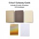 12 TARJETAS INSERTABLES COLORES NEUTROS - EXPLORE Y MAKER / CRICUT