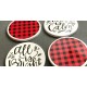 HOJA INFUSIBLE INK CRICUT BUFFALO CHECK (30,5cm x 30,5 cm)2PZ - EXPLORE Y MAKER / CRICUT