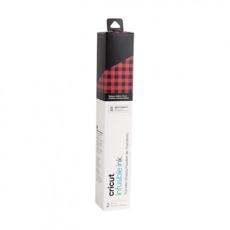 HOJA INFUSIBLE INK CRICUT BUFFALO CHECK (30,5cm x 30,5 cm)2PZ - EXPLORE Y MAKER / CRICUT