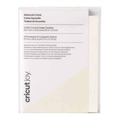 TARJETAS DE ACUARELA CRICUT JOY R20 (12 ct)/CRICUT
