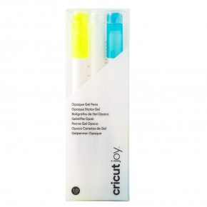 PLUMONES DE GEL OPACO CRICUT JOY 1.0 MM - AMARILLO-BLANCO-AZUL /CRICUT
