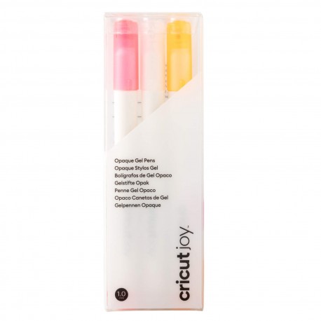 BOLIGRAFOS DE GEL OPACO CRICUT JOY 1.0 mm - Rosa-Blanco-Naranja/CRICUT