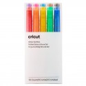 PLUMONES GLITTER GEL ARCOIRIS CRICUT EXPLORE Y MAKER (0,8 MM) SET DE 10 U. /CRICUT
