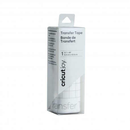 ROLLO FILM TRANSFER REGULAR TRANSPARENTE (13,9 cm x 121.9 cm) CRICUT JOY / CRICUT