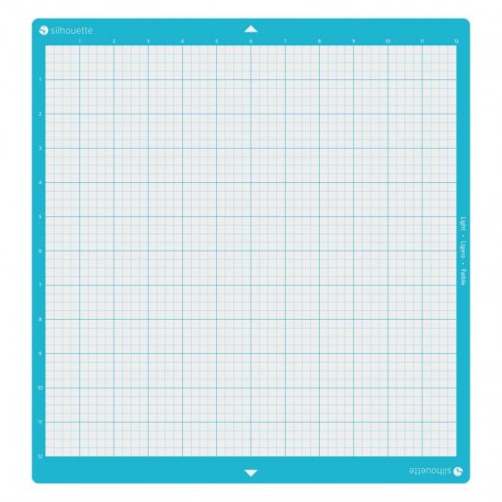 SILHOUETTE CAMEO 12" X 12" LIGHT HOLD CUTTING MAT (TRILINGUAL)/SOPORTE PARA CORTE DE BAJO CONTACTO
