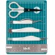 Kit Aqua De 6 Piezas Para Scrapbooking - Mini Tool Kit Aqua / Wr