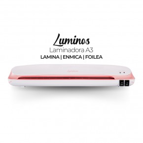 LAMINADORA TERMICA DE ESCRITORIO ROSADA A3 CL-1223 / LUMINOS