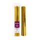 Foil reactivo Luminos dorado rollo 21cm x 10mt / Quelli