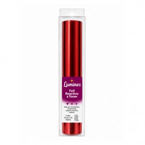 Foil reactivo Luminos Rojo rollo 21cm x 10mt / Quelli