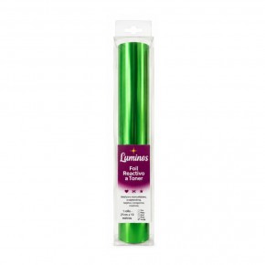 Foil reactivo Luminos Verde rollo 21cm x 10mt / Quelli