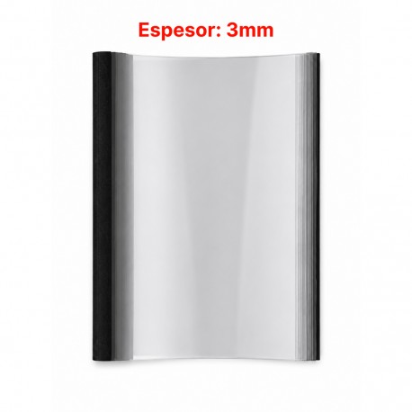 Tapa Térmica Bindy A4 3mm – Black x 10 und