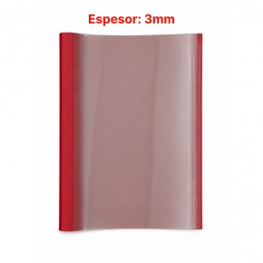 Tapa Térmica Bindy A4 3mm – Red x 10 Und