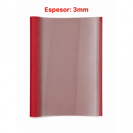 Tapa Térmica Bindy A4 3mm – Red x 10 Und