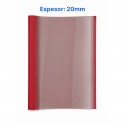 Tapa Térmica Bindy A4 20mm – Red x 10 Und