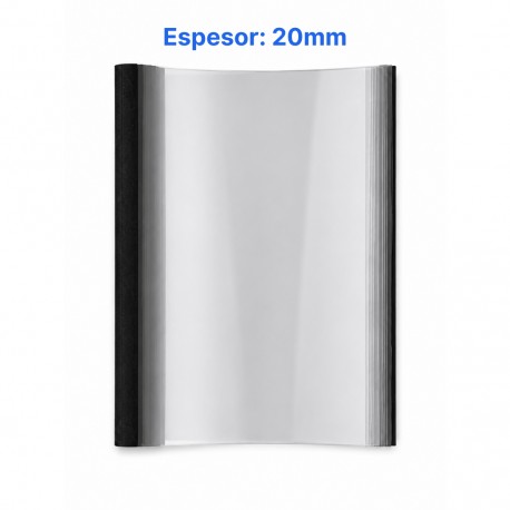Tapa Térmica Bindy A4 20mm – Black x 10 Und