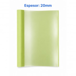 Tapa Térmica Bindy A4 20mm – Celadon Green x 10 Und