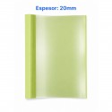 Tapa Térmica Bindy A4 20mm – Celadon Green x 10 Und