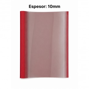 Tapa Térmica Bindy A4 10mm – Red x 10 Und