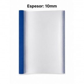 Tapa Térmica Bindy A4 10mm – Han blue x 10 Und