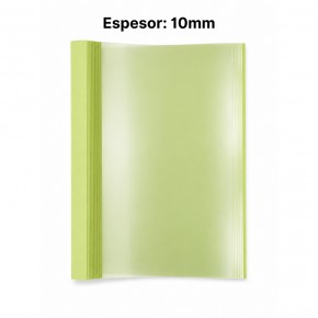Tapa Térmica Bindy A4 10mm – Celadon Green x 10 Und