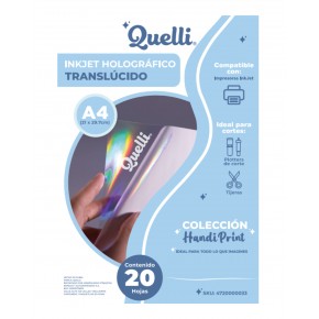 INKJET HOLO TRASLUCISO A4 (20 und) - Handi Print