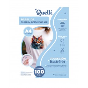 Papel para Sublimación A4 100gsm x 100 Hojas – HandiPrint