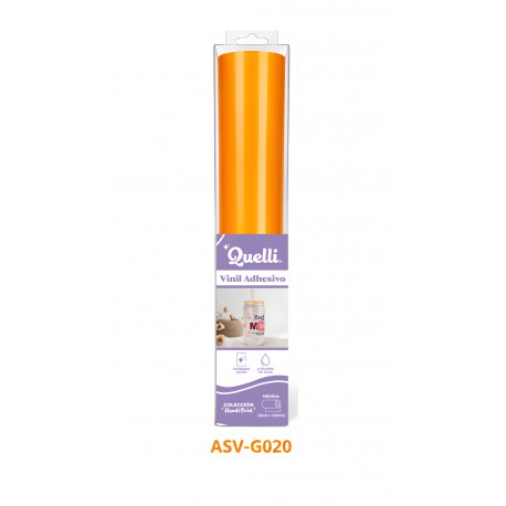 VINIL ADHESIVO NARANJA G020 (ROLLO, 30.5CM X 1.52MT) - Handi Print