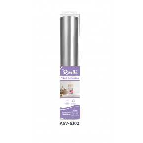 VINIL ADHESIVO PLATA GJ02 (ROLLO, 30.5CM X 1.52MT) - Handi Print