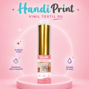 VINIL TEXTIL GOLDEN PU-Y08 (ROLLO, 30.5CM X 1.52MT) - Handi Print