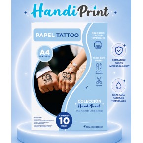 PAPEL TATTOO (20 Und) - Handi Print
