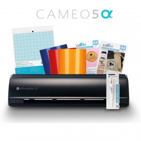 Kit Emprende Silhouette Cameo 5 Alpha Negro Mate