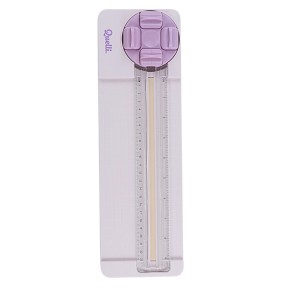 CORTADOR DE PAPEL 4 EN 1 COLOR LILA / QUELLI