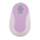 PERFORADORA PAPEL Y FOAMY BUHO 3" COLOR LILA / QUELLI