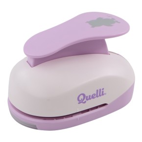 PERFORADORA PAPEL Y FOAMY BUHO 3" COLOR LILA / QUELLI