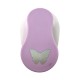 PERFORADORA PAPEL Y FOAMY MARIPOSA 2" COLOR LILA / QUELLI