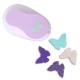 PERFORADORA PAPEL Y FOAMY MARIPOSA 2" COLOR LILA / QUELLI