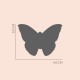 PERFORADORA PAPEL Y FOAMY MARIPOSA 2" COLOR LILA / QUELLI