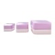 SET X 3 PERFORADORES CORAZONES COLOR LILA / QUELLI